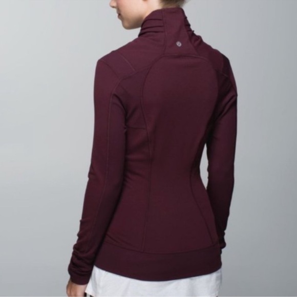 Lululemon Bhakti Yoga Jacket maroon - Picture 1 of 10